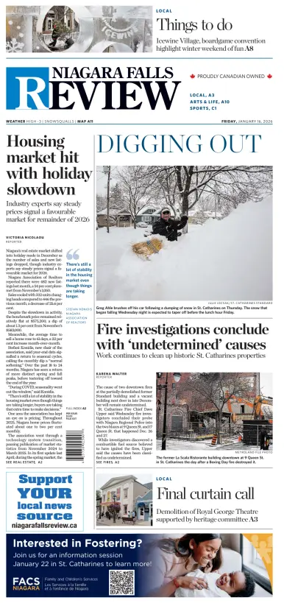 Cover of The Niagara Falls Review