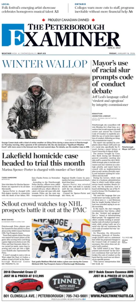 Cover of The Peterborough Examiner