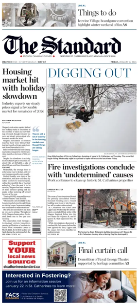 Cover of The Standard (St. Catharines)