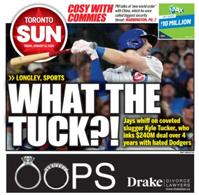 Cover of Toronto Sun