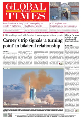 Cover of Global Times