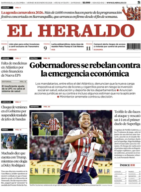 Cover of El Heraldo (Colombia)