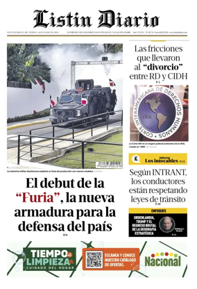 Cover of Listin Diario