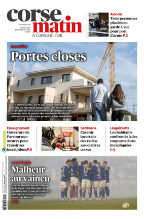 Cover of Corse Matin
