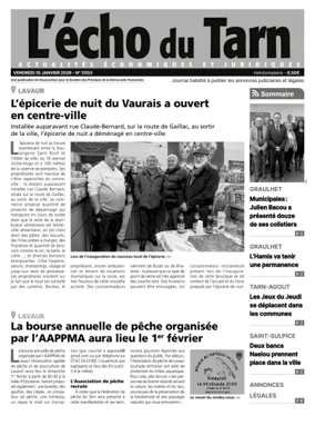 Cover of L’echo du Tarn