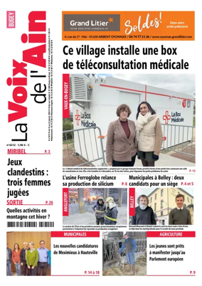 Cover of La Voix de l’Ain Amberieu en Bugey - Meximieux