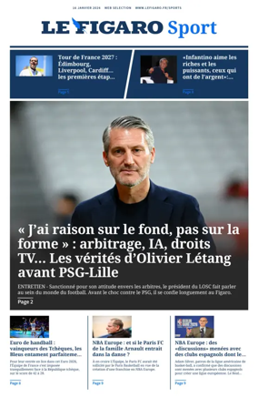Cover of Le Figaro Sport