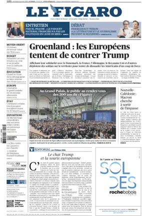 Cover of Le Figaro