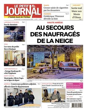 Cover of Le Petit Journal - L'hebdo local de l'Ariege