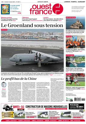 Cover of Ouest-France (Lannion / Paimpol / Guingamp)