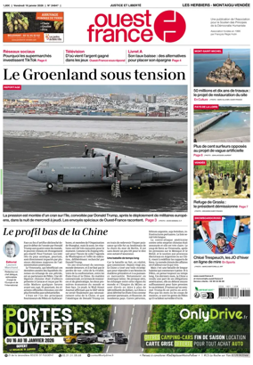 Cover of Ouest France (Les Herbiers / Montaigu)