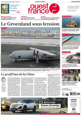 Cover of Ouest France (Pornic / Pays de Retz)