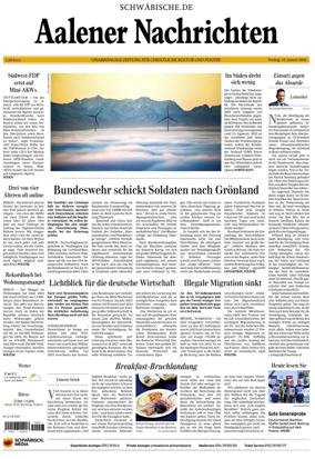 Cover of Aalener Nachrichten