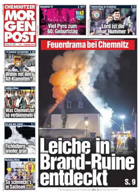 Cover of Chemnitzer Morgenpost