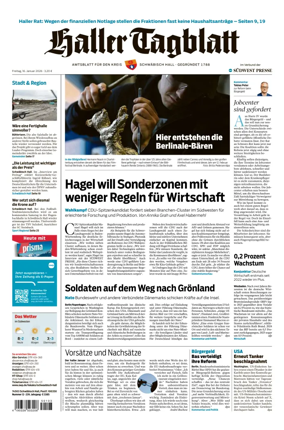 Cover of Haller Tagblatt