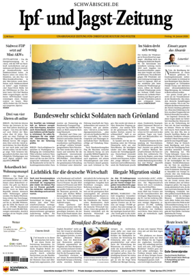 Cover of Ipf- und Jagst-Zeitung