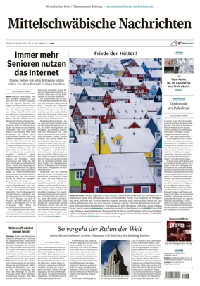 Cover of Mittelschwaebische Nachrichten