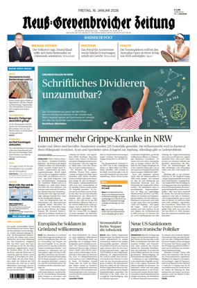 Cover of Neuss-Grevenbroicher Zeitung Neuss