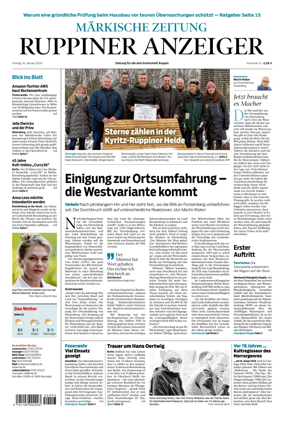 Cover of Ruppiner Anzeiger