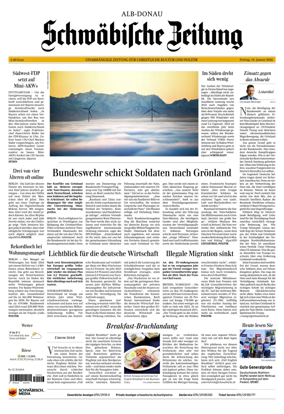 Cover of Schwabische Zeitung (Alb-Donau)