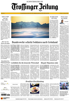 Cover of Trossinger Zeitung