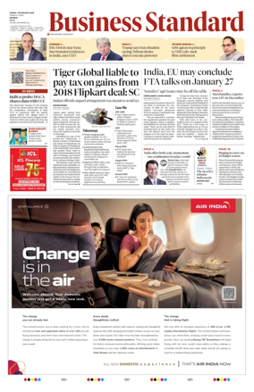Cover of Business Standard
