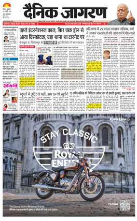 Cover of Dainik Jagran Hisar