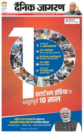 Cover of Dainik Jagran - Lucknow