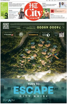 Cover of Hindustan Times (Gurgaon) - City