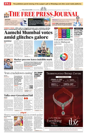 Cover of The Free Press Journal