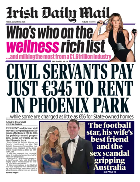 Cover of Irish Daily Mail