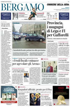 Cover of Corriere della Sera (Bergamo)