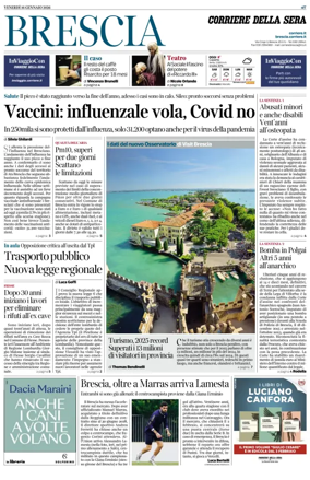 Cover of Corriere della Sera (Brescia)