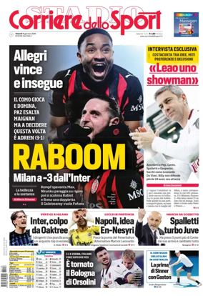 Cover of Corriere dello Sport