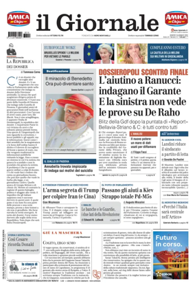 Cover of Il Giornale (Italy)