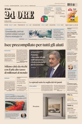 Cover of Il Sole 24 Ore