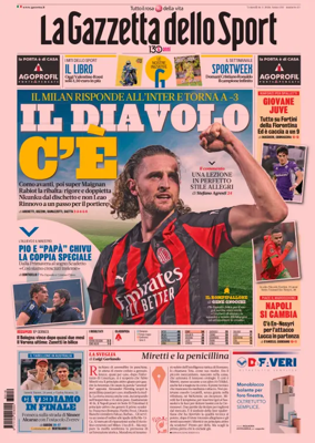 Cover of La Gazzetta dello Sport 
