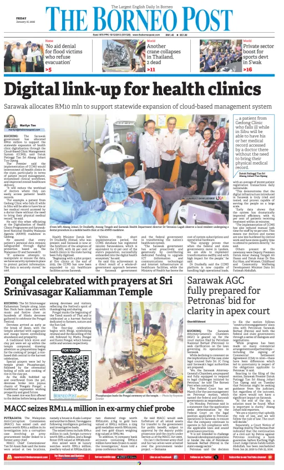 Cover of The Borneo Post