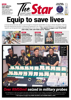 Cover of The Star Malaysia