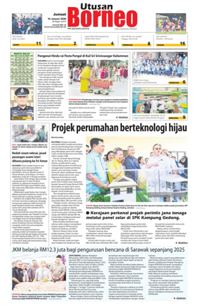 Cover of Utusan Borneo (Sarawak)