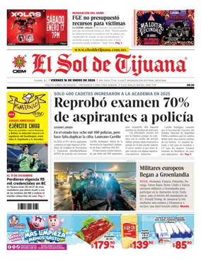 Cover of El Sol de Tijuana