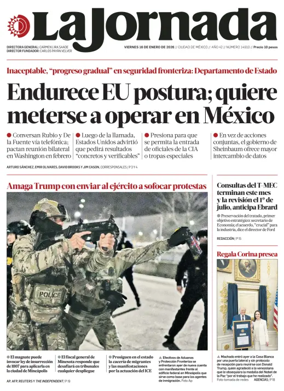 Cover of La Jornada