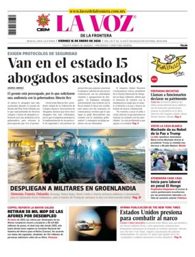 Cover of La Voz de la Frontera