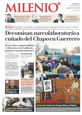 Cover of Milenio Puebla