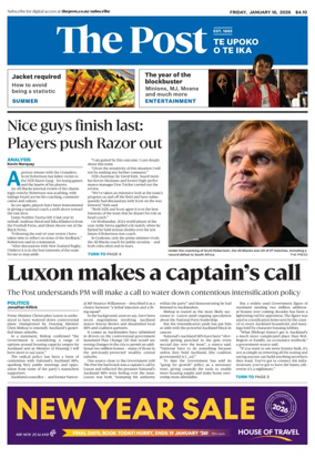 Cover of The Dominion Post