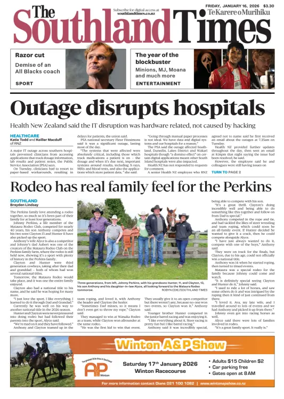 Cover of The Southland Times