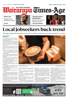 Cover of Wairarapa Times-Age (NZ)