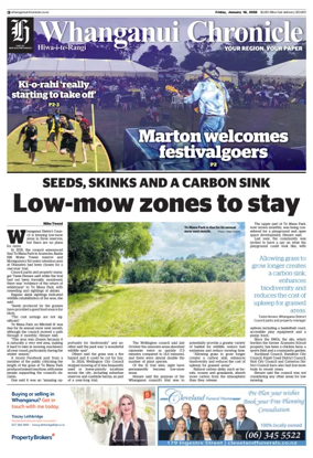 Cover of Wanganui Chronicle