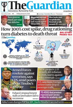 Cover of The Guardian Nigeria