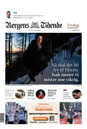 Cover of Bergens Tidende